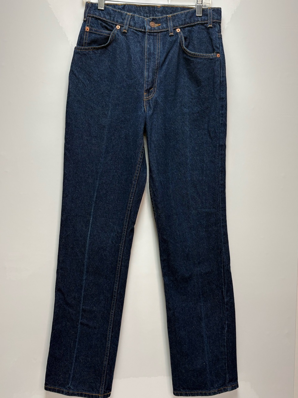 Vintage 1993 Levi's 619 Orange Tab Jeans Made in Canada Dark Indigo Wash 31x32